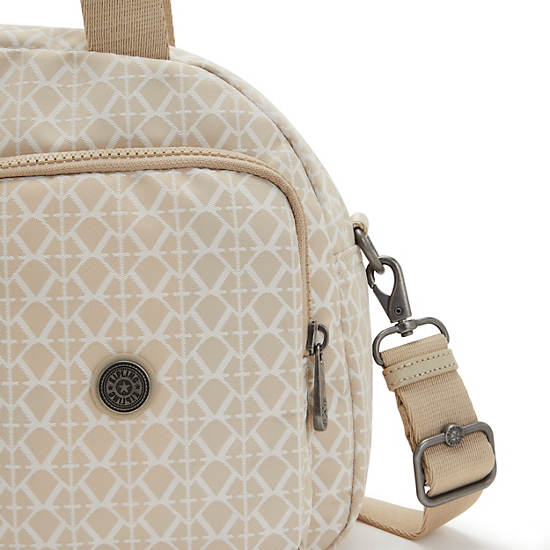 Kipling Cool Defea Classic Printed Skulderveske Beige | NO 1825LI